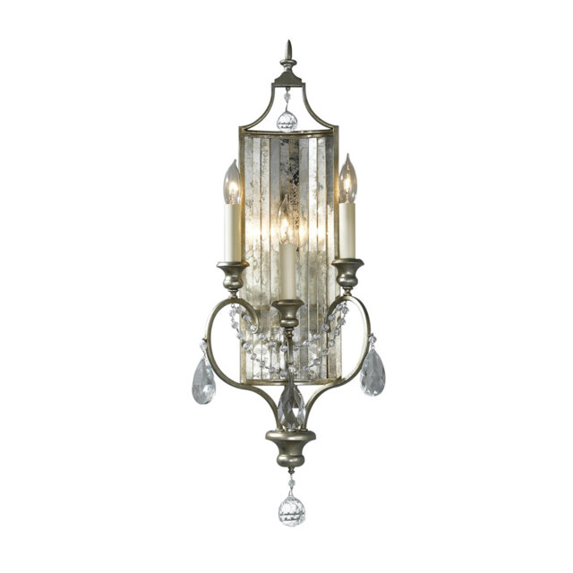Carrol Glass Candle Wall Light