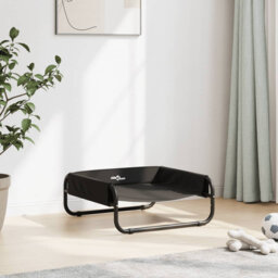 Dog Bed Light Grey S Oxford Fabric And Steel