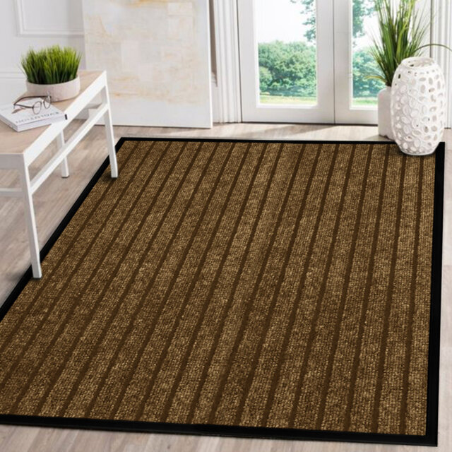Jiyeon Heavy Duty Rubber Barrier Mat Non Slip Indoor/ Outdoor Door Mats Hallway Runner Rug Kitchen Rugs