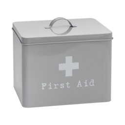 Harbour Housewares Vintage Metal First Aid Box