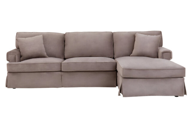 4 Seater Velvet Sofa & Chaise