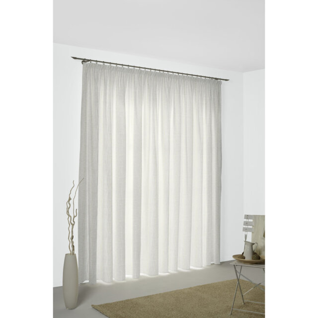 Pedersen Pencil Pleat, Single Curtain, opaque