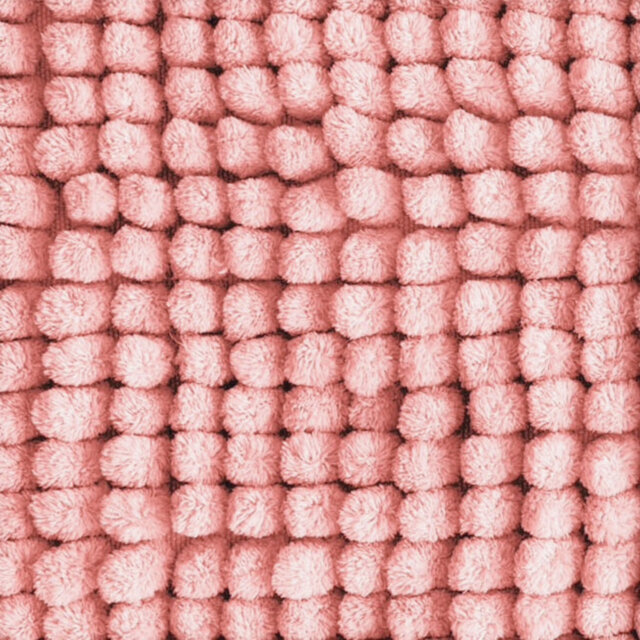 Kulap Chenille Bobble Bath Mat & Pedestal 2pc Set