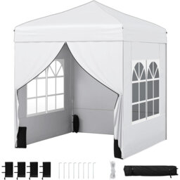 194x194cm Commercial Gazebo Tent with 4 Sidewalls