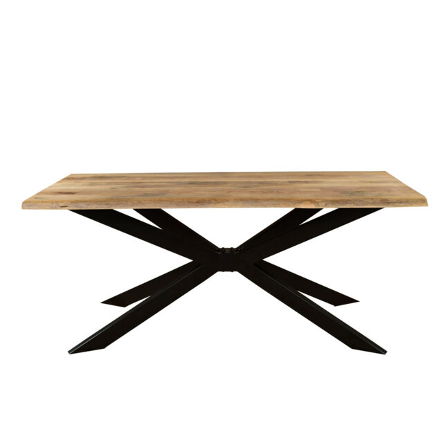 Rectangular Solid Mango Wood Dining Table