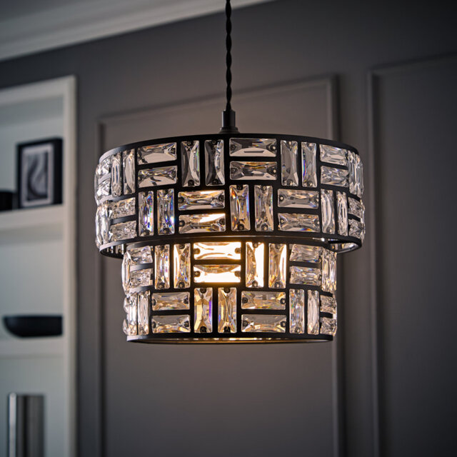 19.5cm H Metal Empire Lamp Shade ( Slip-On )