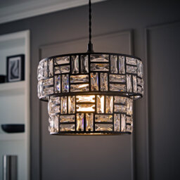 19.5cm H Metal Empire Lamp Shade ( Slip-On )