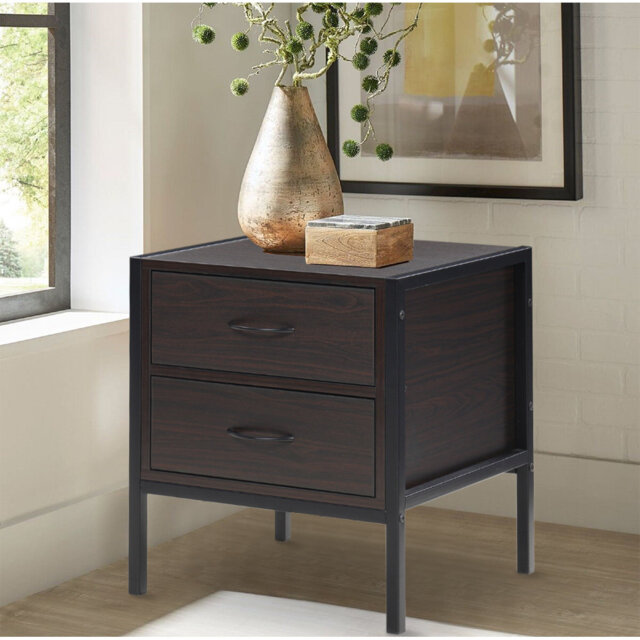 Tera 2 Drawer Bedside Table