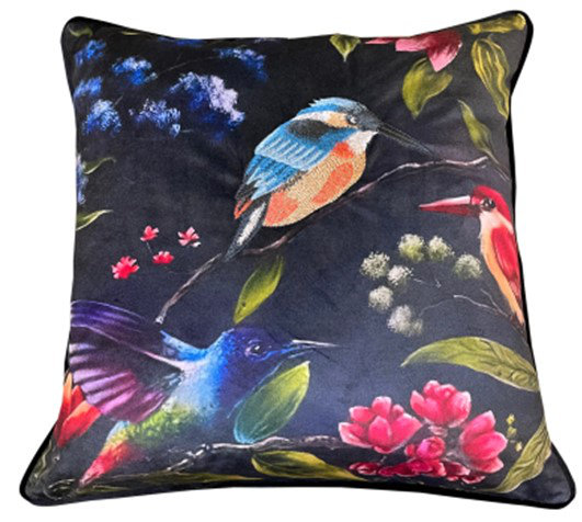 Cleaton Feathers Abstract Sqaure Scatter Cushion Cushion With Filling
