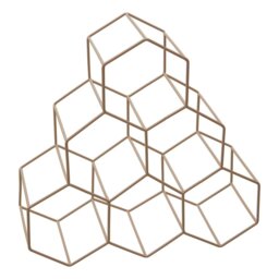 Aurelius 6 Bottle Tabletop Wine Rack