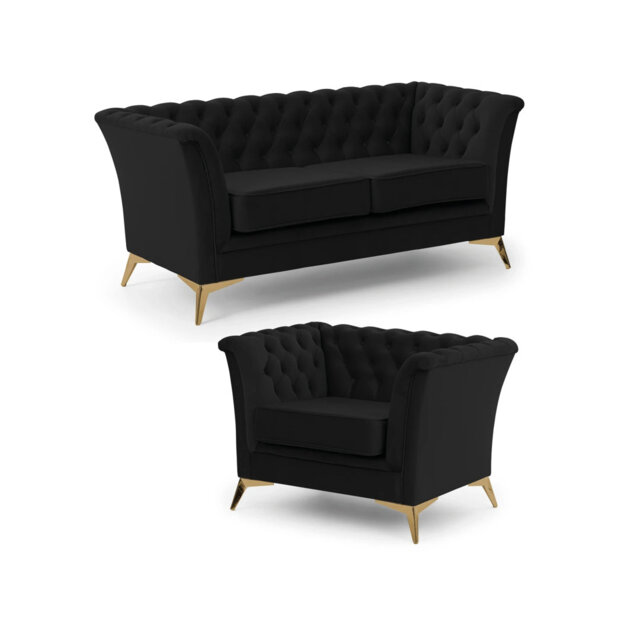 Whitby 2 - Piece Velvet Living Room Set