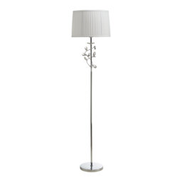 166cm Chrome Traditional Floor Lamp