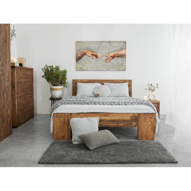 Derringer Solid Wood Bed Frame