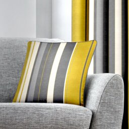 Whitworth Stripe Striped Square Throw Pillow Cover