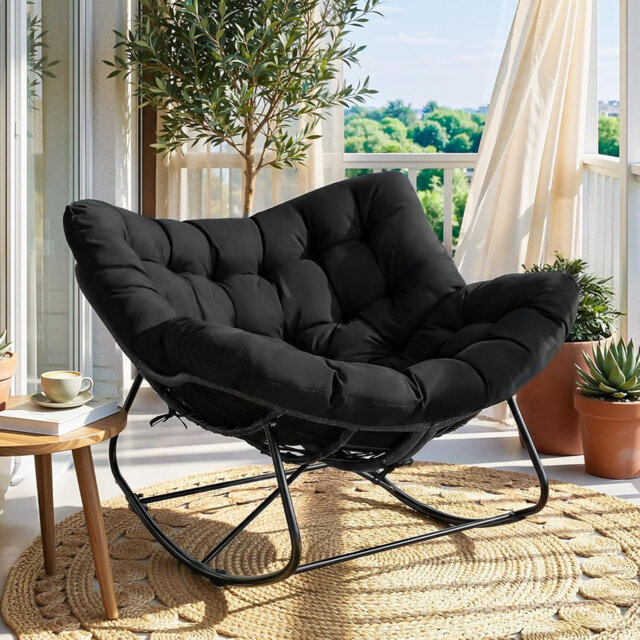 Rattan Rocking Chair – Rattan + Cushion