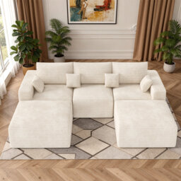 3 Seater Fabric Corner Sofa