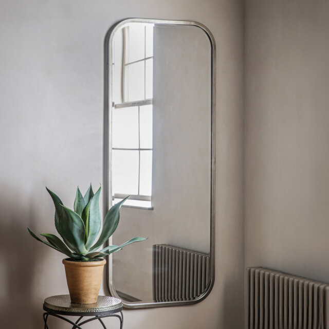 Melendy Metal Flat Floor Mirror