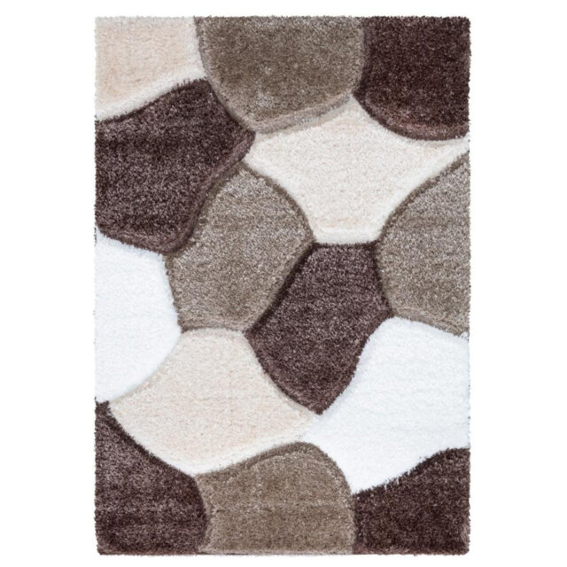 Abelius Geometric Shag Indoor / Outdoor Area Rug