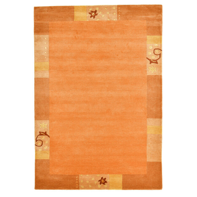 Royal Ganges Handcrafted Rug in Terracotta Red