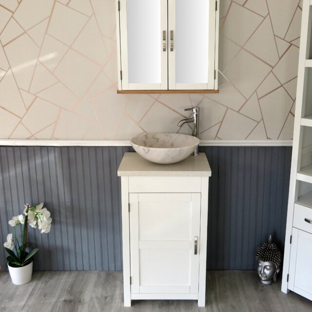 Scroggins 515mm Free-standing Cloakroom Vanity Unit