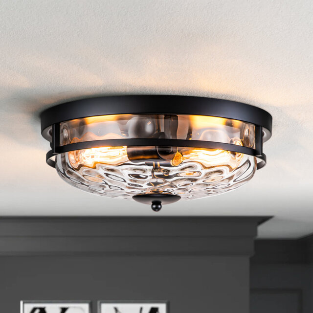 Boatner 2-Light 33cm Flush Mount