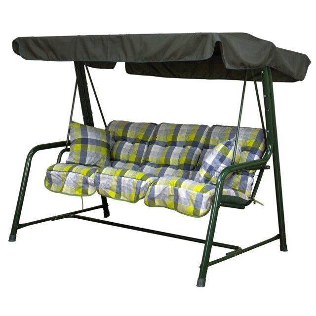 3 Person Porch Swing with Canopy