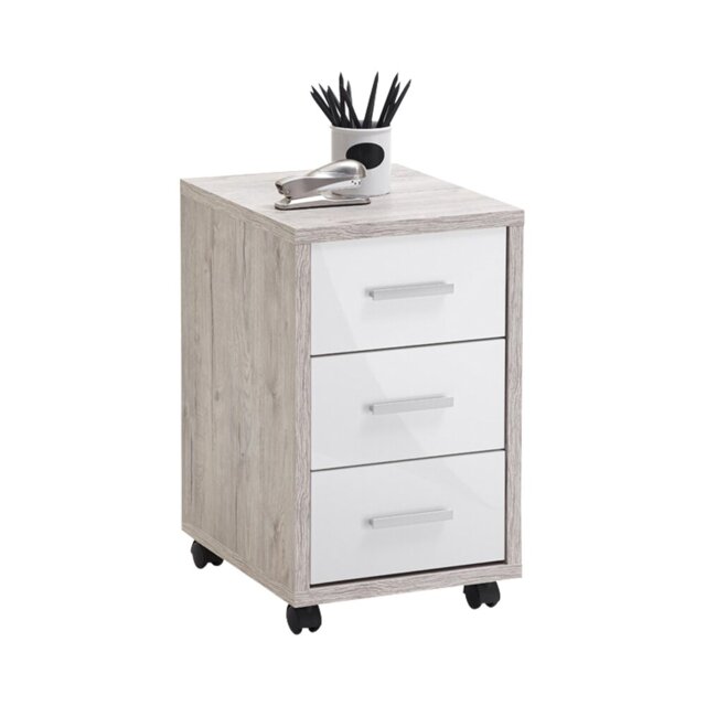 Costin 35cm Wide 3 -Drawer Mobile File Cabinet
