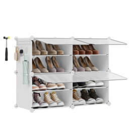 8 Pair Shoe Storage Cabinet