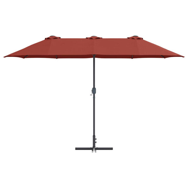 Garden Parasol Polyester and Aluminium Outdoor Shade UV Sun Protection