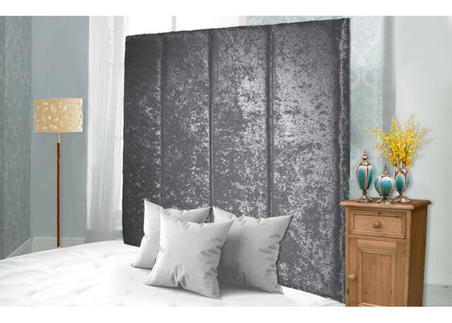 "Stafford Chenille 3ft Single 36"" Headboard - Brown"
