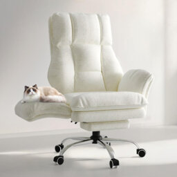 Desk Office Chair, Big and Tall Ergonomic Office Chair, 200KG Adjustable High Back Computer Chair,Executive Swivel Chair with Footrest and Lumbar Supp