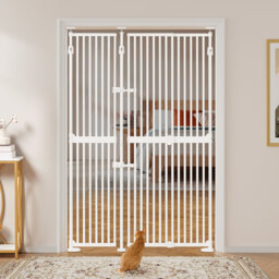 Metal Adjustable Pressure Mounted Pet Gate