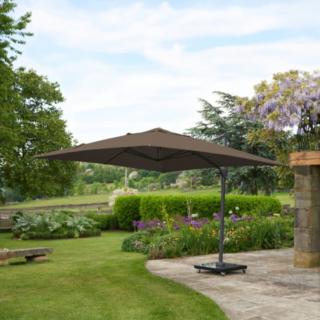 Chasiti 350cm X 260cm Rectangular Cantilever Parasol