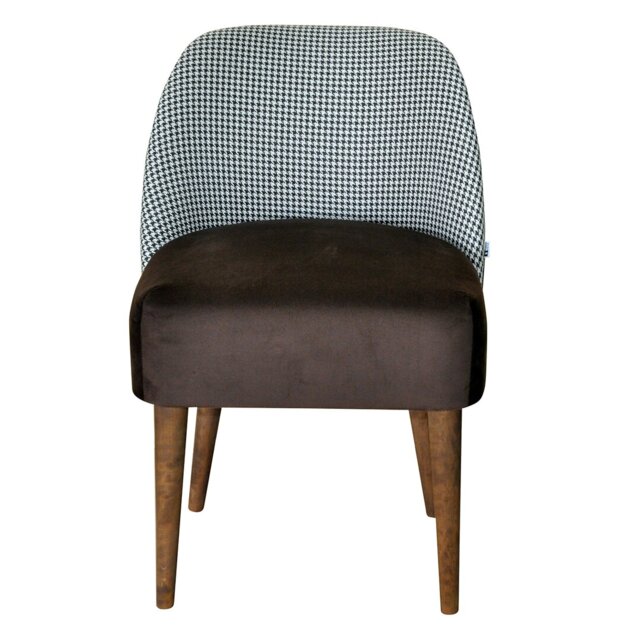 Twiggy 47cm H Upholstered Side Chair in Brown