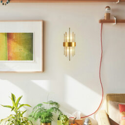 Modern Picture Wall Light – Glass Sconce with E14 Bulb Fixture for Bedroom & Living Room