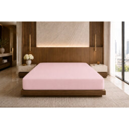 Plain Dye 200 TC Egyptian-Quality Cotton Egyptian Cotton Plain Weave / Muslin Fitted Sheet