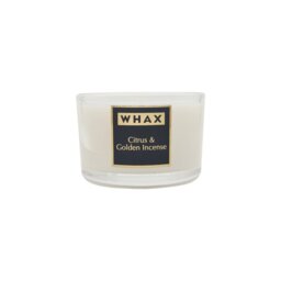 Citrus Scented Jar Candle with Glass Holder
