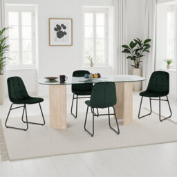 Modena & Lukas 4 - Person Dining Set