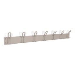 Steel Wall 7 - Hook Wall Mounted Coat Rack