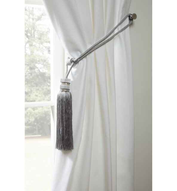 Currie Beige Polyester 60cm Curtain Holdback/Tieback