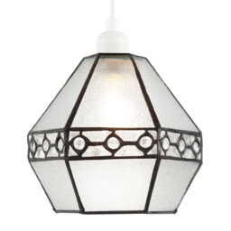 19cm H Glass Novelty Pendant Shade ( No Direct Attachment Method ) in Black