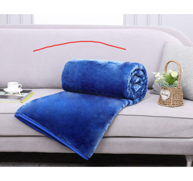 Melin Plain Weave / Muslin Heated Throw Blanket