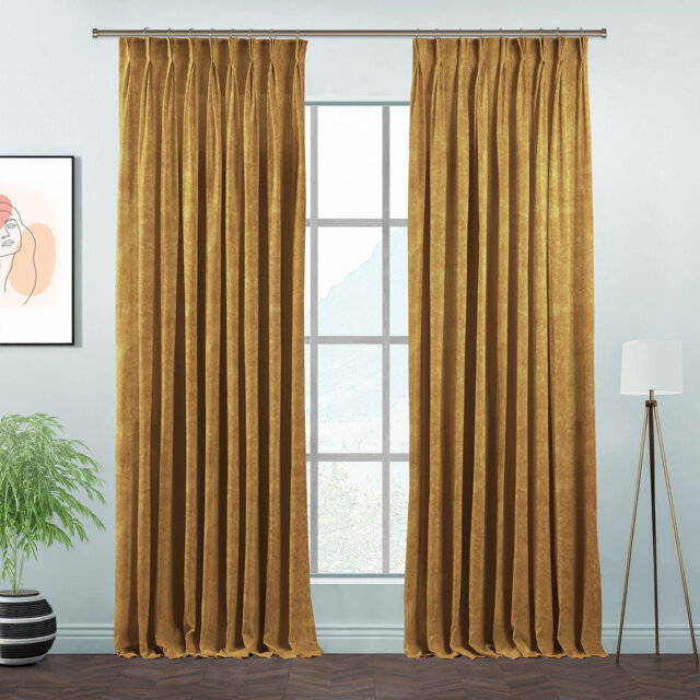 Room Darkening Single Curtain Panel