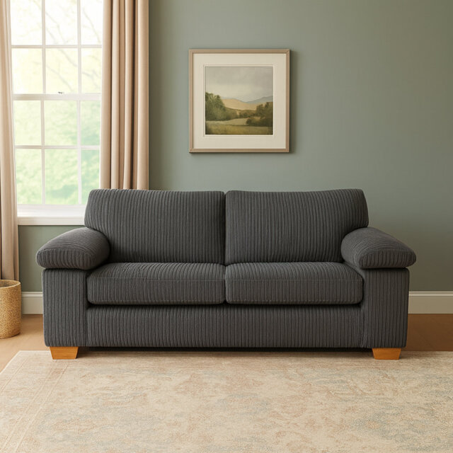 Upholstered Jambo Cord Amalfi Sofa