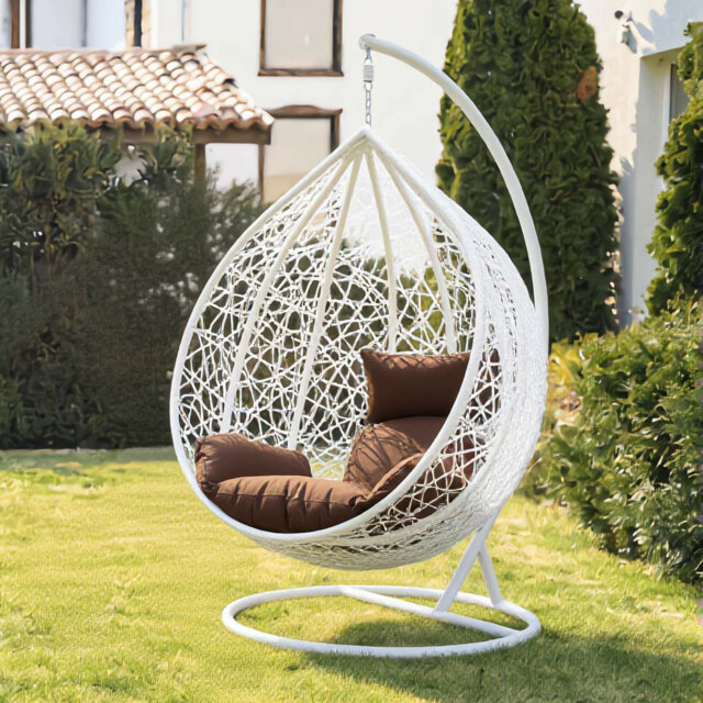 Naperon Garden Swing Chair with Stand