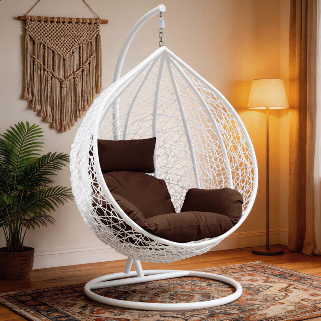 Naperon Garden Swing Chair with Stand