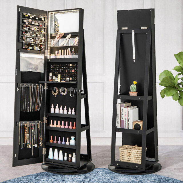 Aoting Freestanding Jewelry Armoire