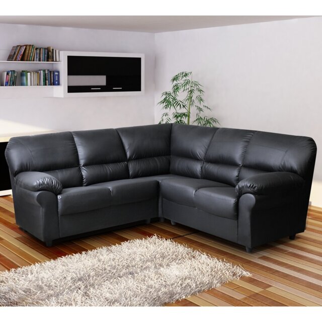 Orchard Lane 4 Seater Faux Leather Corner Sofa