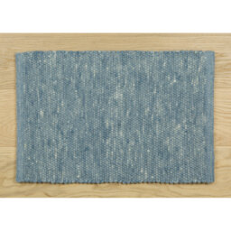 Handwoven Wool Ocean Blue Rug