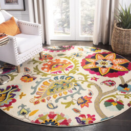 Dyson Ivory/Red/Yellow/Gray Area Rug